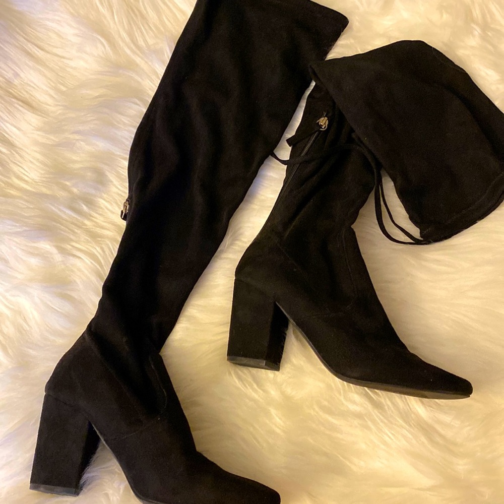 Big Buddha thigh high boots, size 8.